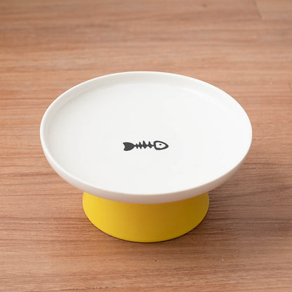 Protective Ceramic Cat Food Bowl